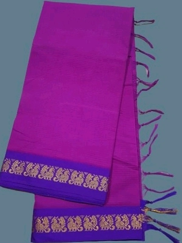 100%gadwal Pure Cotton Saree, Separate Blouse Piece, Saree Length 5.5m Blouse Length:80cm COD Available