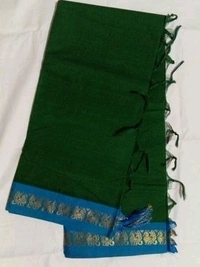100%gadwal Pure Cotton Saree, Separate Blouse Piece, Saree Length 5.5m Blouse Length:80cm COD Available