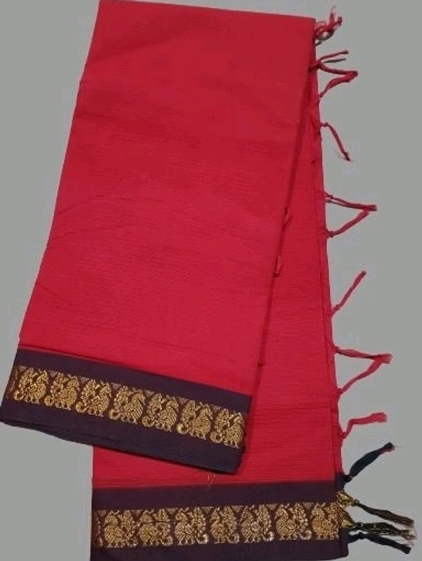100%gadwal Pure Cotton Saree, Separate Blouse Piece, Saree Length 5.5m Blouse Length:80cm COD Available