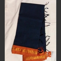 100%gadwal Pure Cotton Saree, Separate Blouse Piece, Saree Length 5.5m Blouse Length:80cm COD Available
