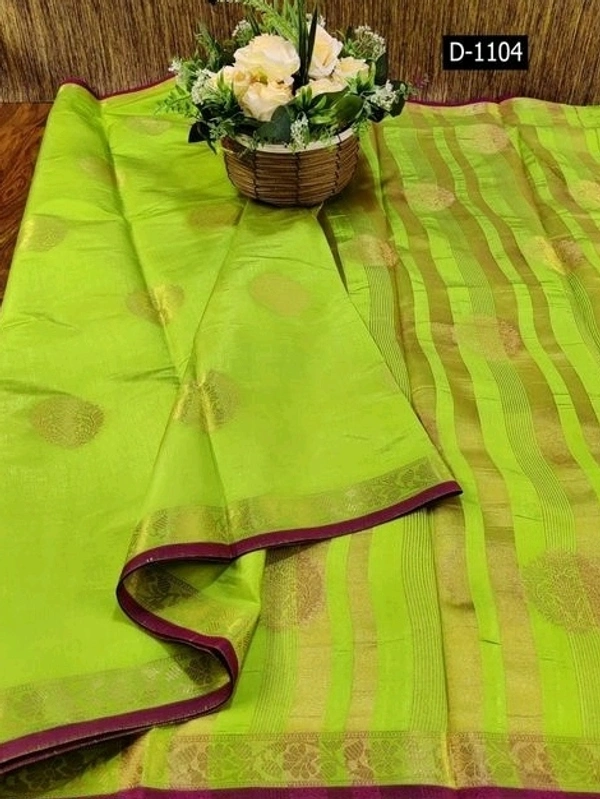 Chanderi Silk, Jute Cotton, Shantoon, Silk Blend,tantra, Semi Stitched Blouse, Saree Length:5.5m Blouse Length:80cm COD Available