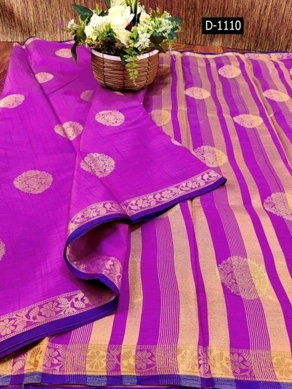 Chanderi Silk, Jute Cotton, Shantoon, Silk Blend,tantra, Semi Stitched Blouse, Saree Length:5.5m Blouse Length:80cm COD Available