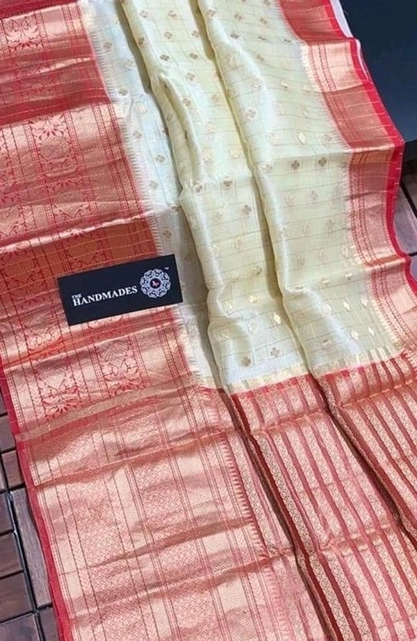  Organza Saree With Embroidery Work And Zari Border, Separate Jacquard Blouse Piece,, Saree Length:5.5m Blouse Length:80cm, COD Available