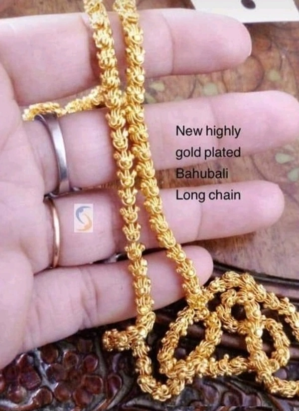 Gold Plated Long Chain Made Bras Metal COD Available
