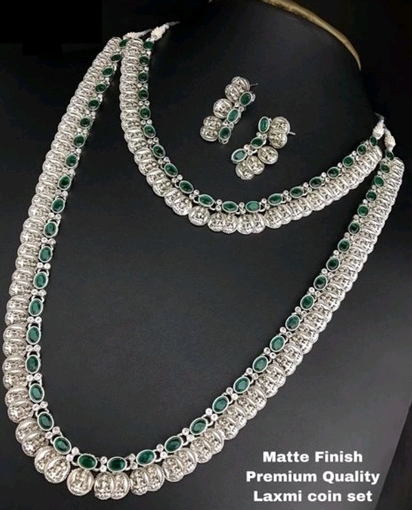 Shimmering Beautiful Jewellery Sets, BrassPlating,Oxidised SilverStone,Cubic Zirconia/American Diamond, COD Available