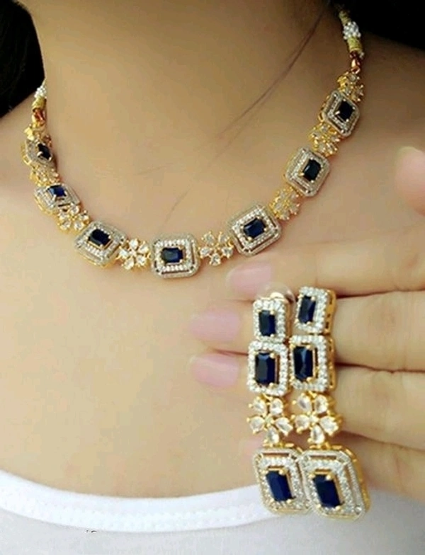 Gold Plated Fancy Necklace Set Artificial Beads And Stones Used In 