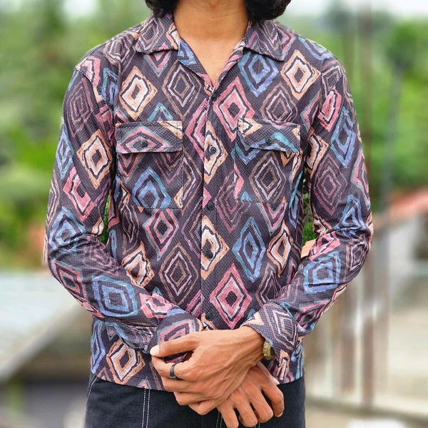 PRINTED FULL SLEEVE SHIRT ONLY - M