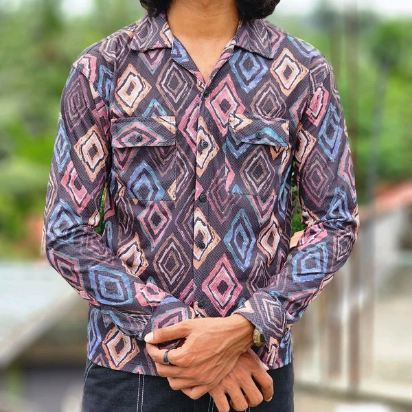 PRINTED FULL SLEEVE SHIRT ONLY - XL