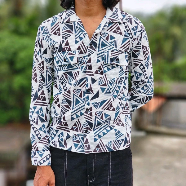 PRINTED FULL SLEEVE SHIRT ONLY - XL