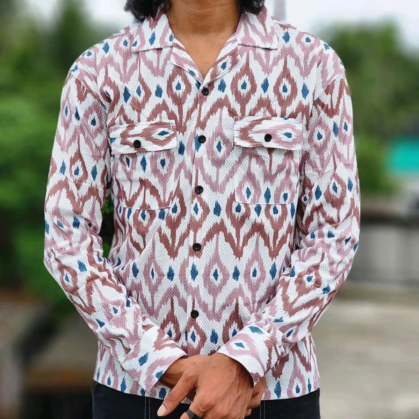 PRINTED FULL SLEEVE SHIRT ONLY - XL