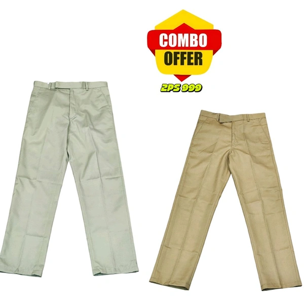 Formal Pants for Men | Men's Slim fit Formal Pant |Combo Oft - 30