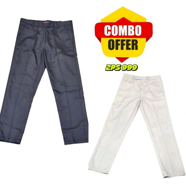 Formal Pants for Men | Men's Slim fit Formal Pant |Combo Oft - 32
