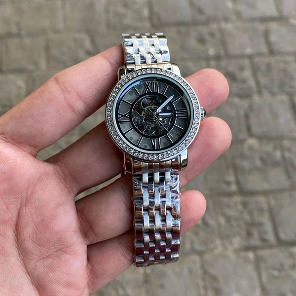 Analog Evive Original Japanese Back Open Automatic Machinery Watch - SRF1