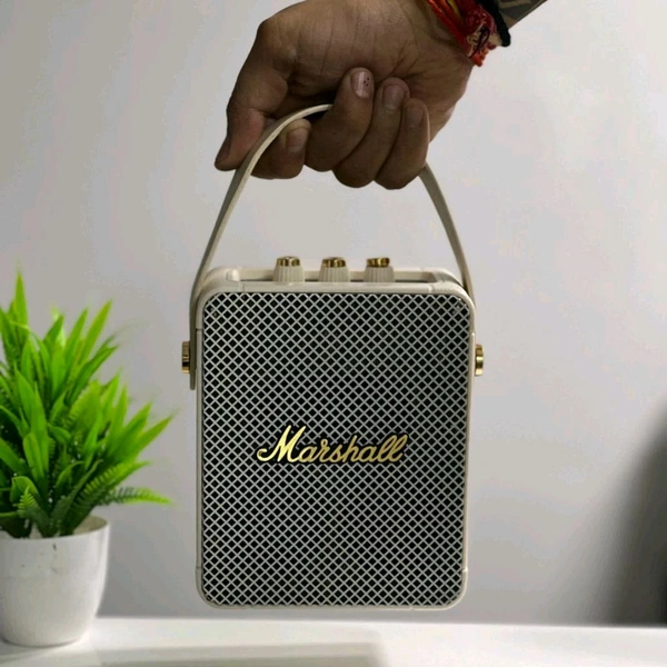 New Emberton 1:1 High End Quality Bluetooth Speaker | HD Code Range Upto 10MTRS | Dolby Sound Enhance Engine + LossLess Audio Connect - White