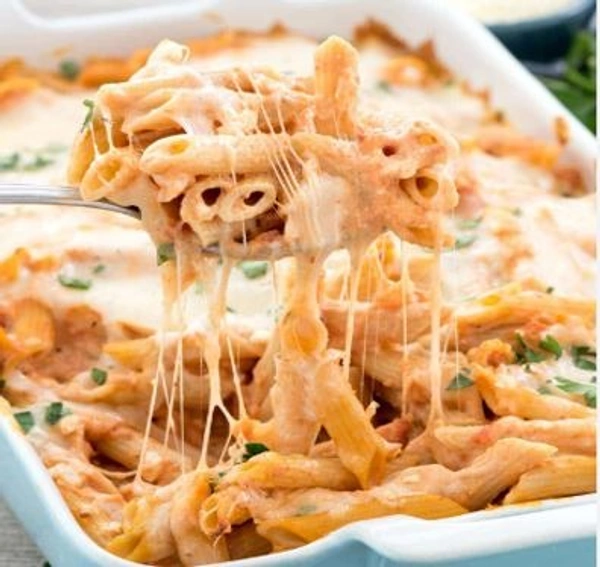 Garlic Cheese Veg Pasta