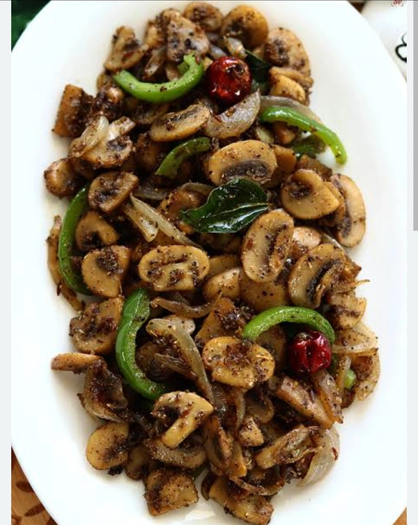 Mashroom Pepper fry
