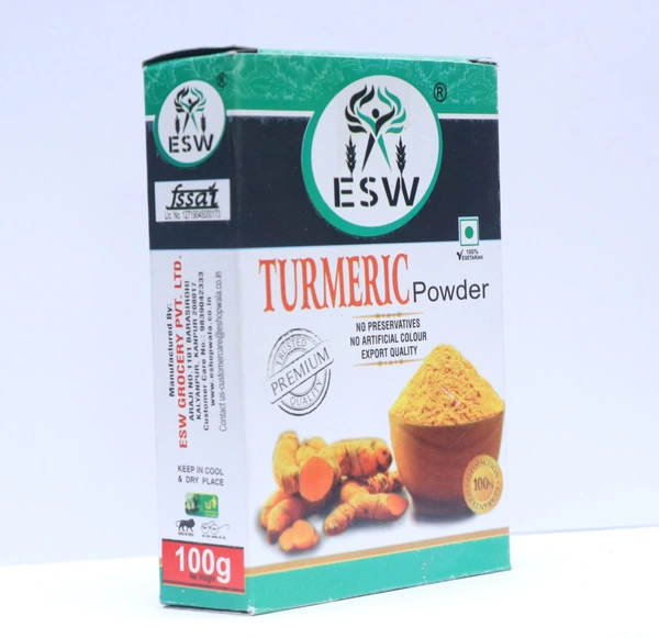 Turmeric Powder (Haldi) - 100g, Box