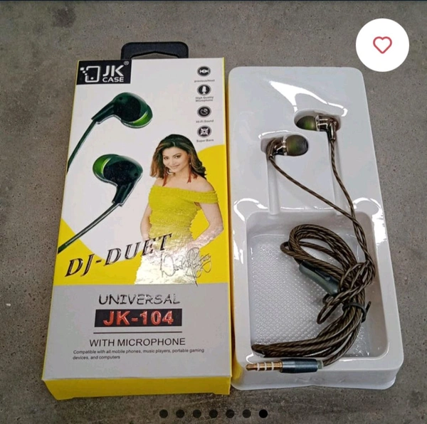 Universal Wired Earphone with Mic, Headphone Compatible for All Mobile Phones Tablets Laptops