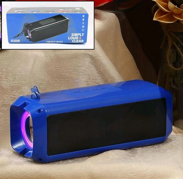 Portable Wireless Rechargeable Speaker Bluetooth Speaker, Best for Mobile, Laptop / Media Players with Multi Modes FM / BT / TF Card / USB Drive Indoor Outdoor Party Speaker or Travel (1 Pc)