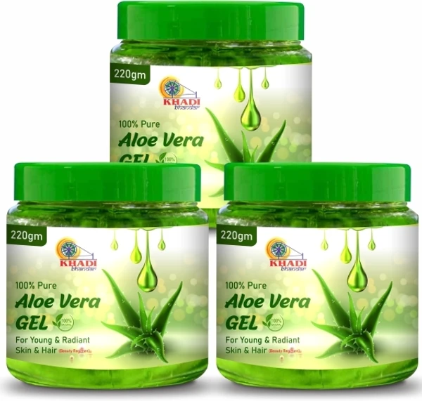 KHADI BHANDAR Aloe Vera Gel for Beautifull 