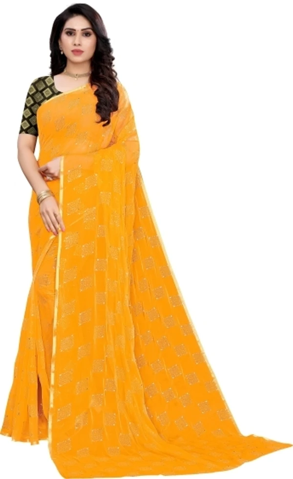 Printed Daily Wear Chiffon Saree 