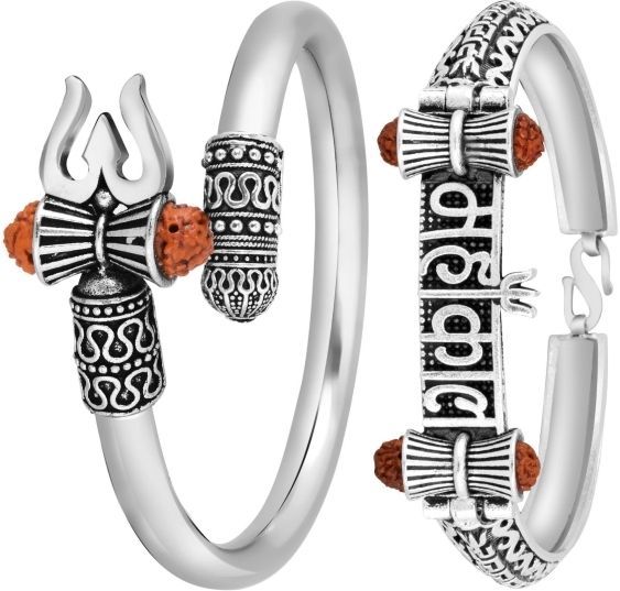 New Om pendant + Rudraksha Bracelet – Jewllery Design