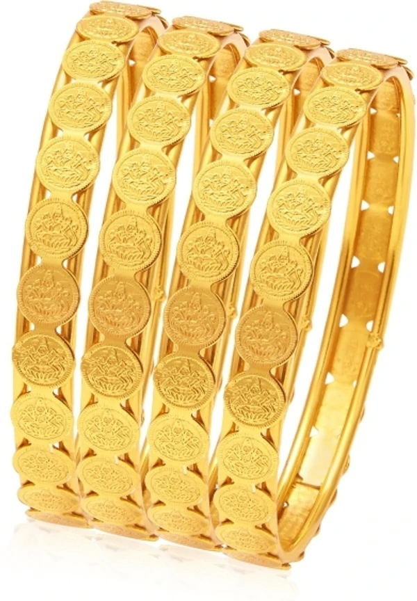 Gold Plate Bangles Set