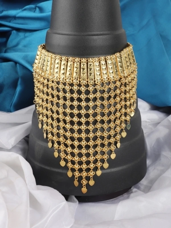 Gold Plate Long Nacklace For Women 