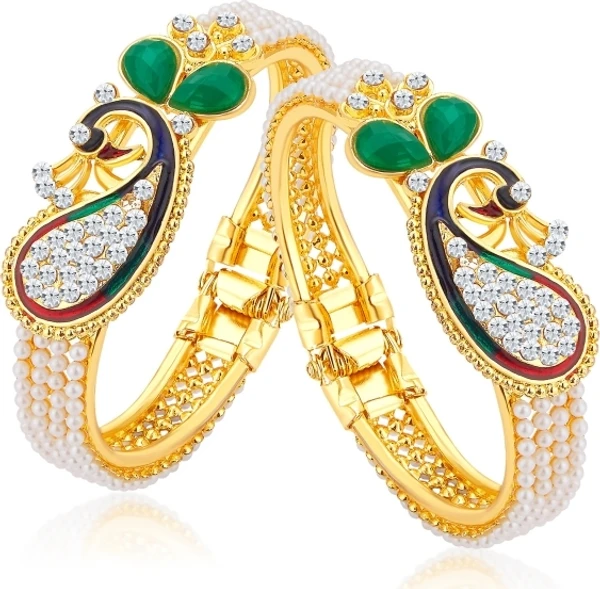 Stylish Gold Plate  Kada For Womens 