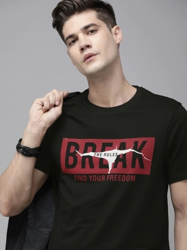 New Fashionable Black T-shirt For Men's & Boys