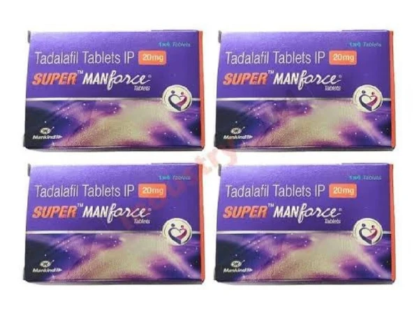 Mankind  Super manforce 20mg tablet (4 pack)