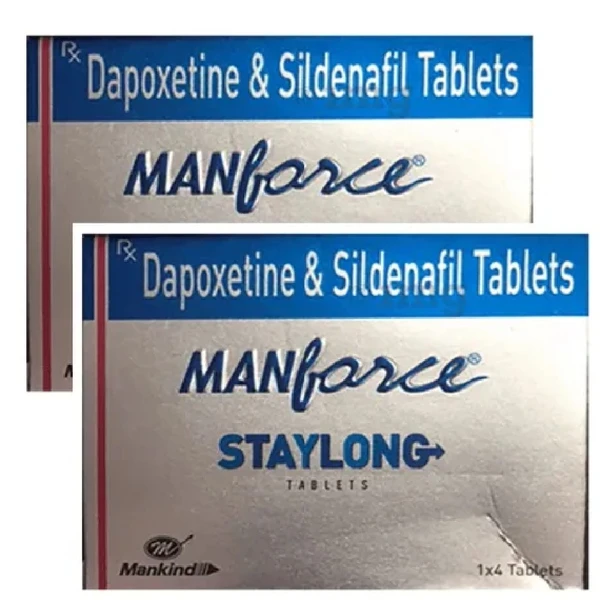 Mankind  Manforce Staylong Tablet (2 Pack) - Tablet, 0.2