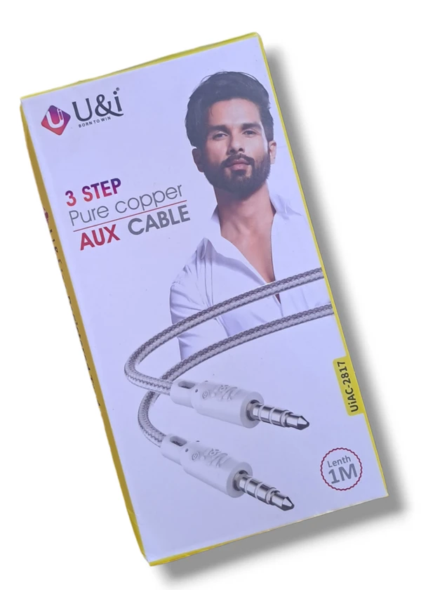 U&I 3 STEP Pure copper AUX CABLE 