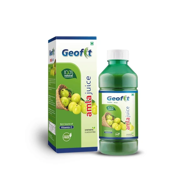 Geofit Amla Juice For Natural Immunity And Digestion Booster, Rich In Vitamin C, No Added Sugar