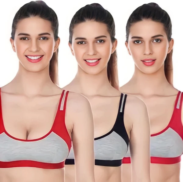 Comfy Women Bra Pack Of 3 - 30