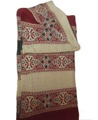 Skb Acrylic  Checkered Women Showl