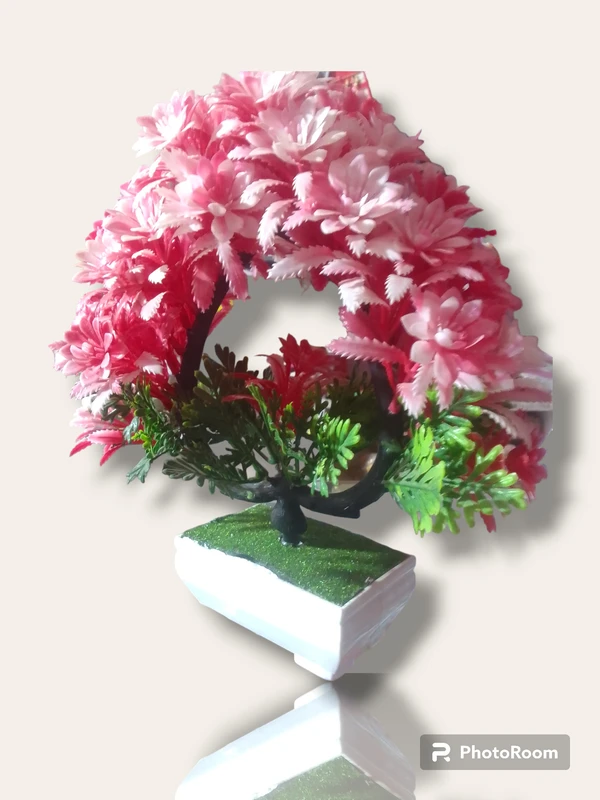 Shanol Red Leves Green Leves Heart Tree Flower Pot 