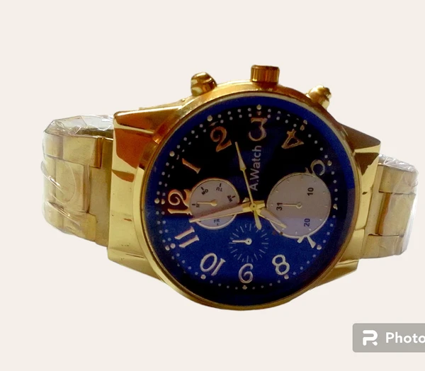 A-watch For Men 626-gold Color Analog Watch  - Golden Tainoi, All, Men's Watch