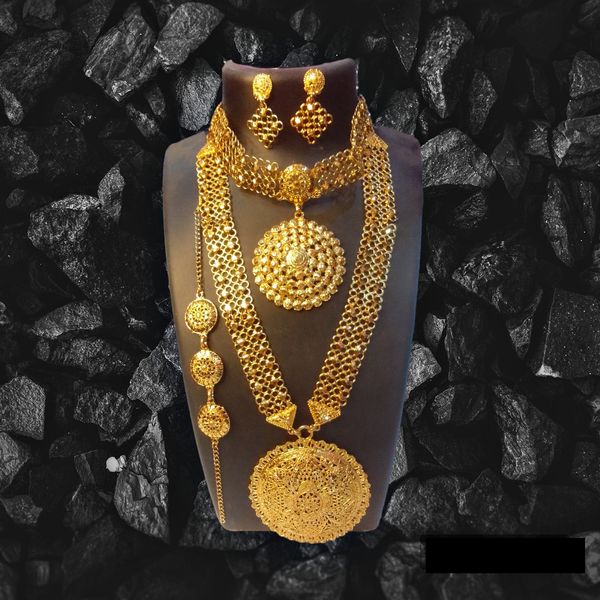 SHINING DIVA FASHION  Shining Diva Fashion  Gold Plated Long Short Necklace Combo Stylish Traditional Pearl Jewellery Set for Women   - Golden Tainoi, Free, Jewellery Necklace