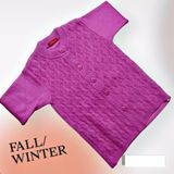 Ekools Women's Winter Wear Woolen Sweater Cardigans - Pink Flamingo, L, Sweatar Women's