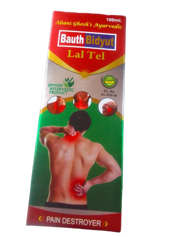 Abani Ghosh's Ayurvedic Abani Ghosh's Ayurved Bauth Bidyut Lal Tel 100 Ml.  - Screamin' Green, Lal Tel