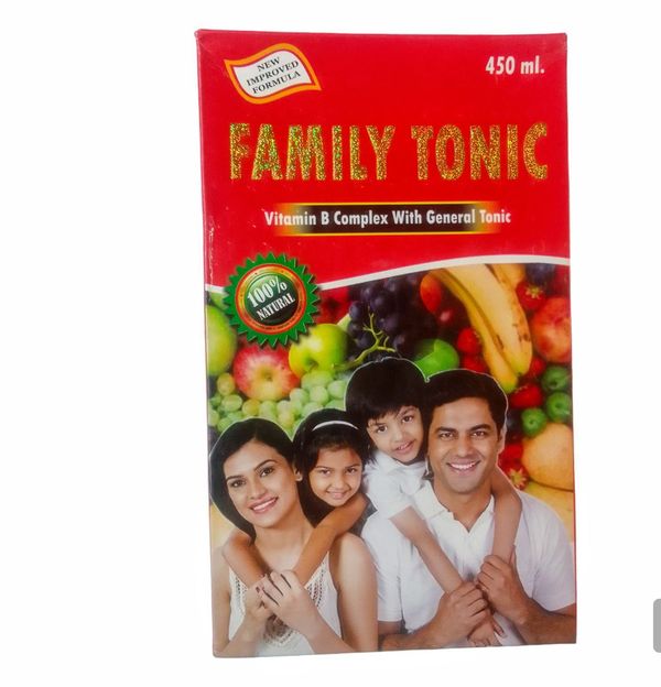 Ranaghat Ayurveda Family Tonic Vitamin B Complex. With General Tonic 450ML
