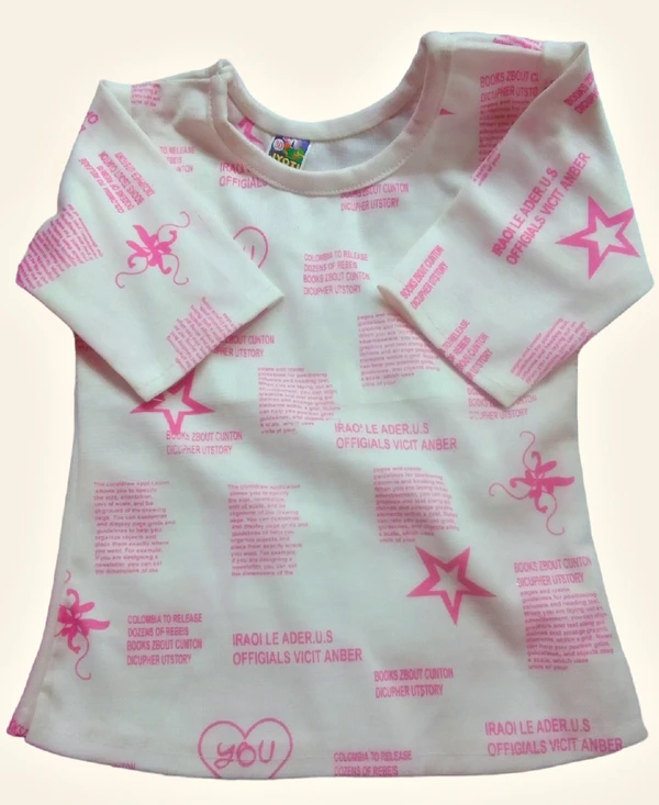BENKILS CLOTH Benkils Girls Casual Dress Jeans & T -Shirt For Kid's Girls  - Pink Flamingo, Free, Kid's Wear