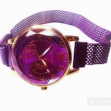 Quartz FHULUN CREATION Fashion Women's Beauty Watch Analog Chain Hand Watch - Fuchsia Pink, Free, Girl's Watch