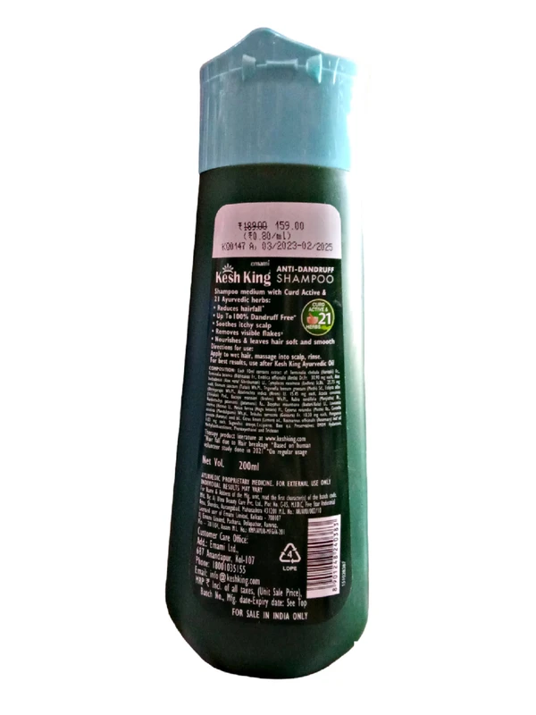 Kesh King Shampoo  Emami Scalp And Hair Medicine Ayurvedic Hair Fall Expert