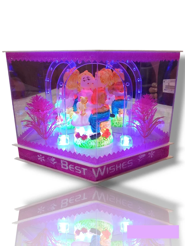 SKB Awesome Craft Romantic Love Lighting Couple Effect Handicraft Showpiece Gift Item 