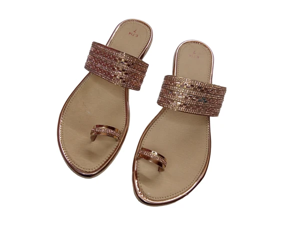 SKB Paduki Women Brown Flats Sandal  - Tan, 7, Ladies Sandal