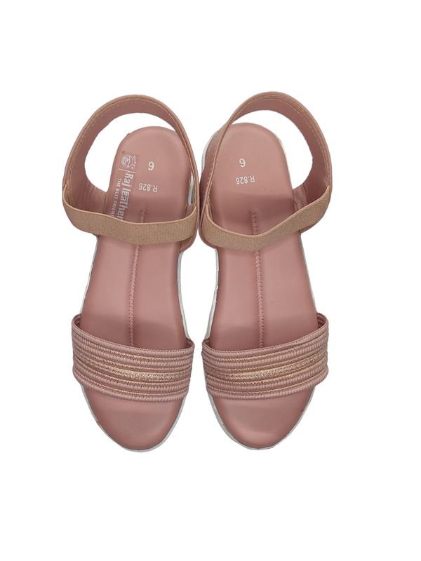 SKB Shoetopia Slip On Heels For Girls Baby Pink Color  - Pink, 6, Girls Wear