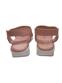 SKB Shoetopia Slip On Heels For Girls Baby Pink Color  - Pink, 6, Girls Wear