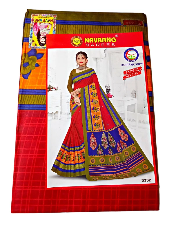 NAVRANG Navrang Saree Full Of Cotton And Silk Saree 